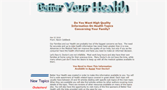 Desktop Screenshot of better-your-health.com
